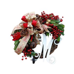 Bothyi - Guirnalda Navideña Decorativa De 16 Pulgadas Para Salas De Estar Al Aire Libre Y Porches