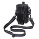 thumbnail image 4 of Bolsa táctica impermeable con correa para el hombro, organizador, riñonera, equipo, mochila para senderismo, teléfono móvil, botella de agua, viaje , NEGRO Negro con correa para el hombro, 4 of 5
