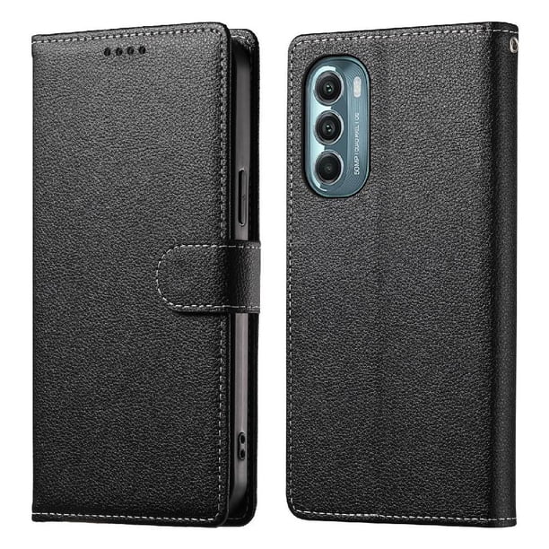 Funda para FOXDOCK Motorola Moto G Stylus 5G 2022– Cuero Premium, 3 ranuras para tarjetas, Protección contra impactos