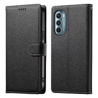 Funda Para Foxdock Motorola Moto G Stylus 5G 2022– Cuero Premium, 3 Ranuras Para Tarjetas, Protección Contra Impactos