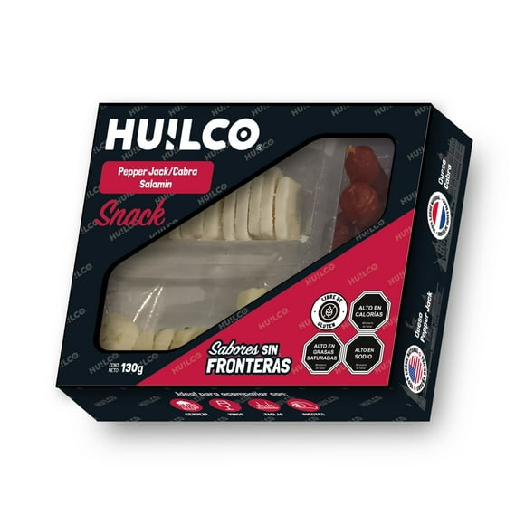 Snack Pepper Jack Cabra Salamín, 130 G