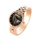 thumbnail image 2 of Anillo Reloj Anillos De Cristal Para Mujer Joyas Anillos De Dedo 8 Oro Rosa, 2 of 3