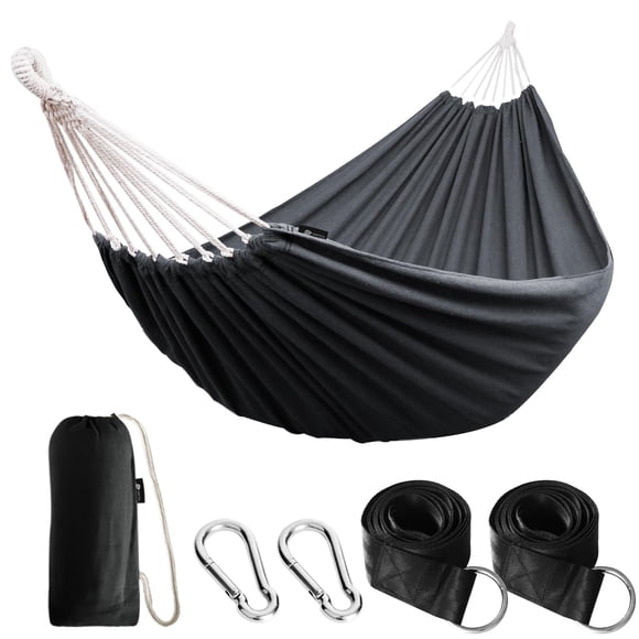 Hamaca de Algodón ANYOO Portátil para Camping con Capacidad de 300kg