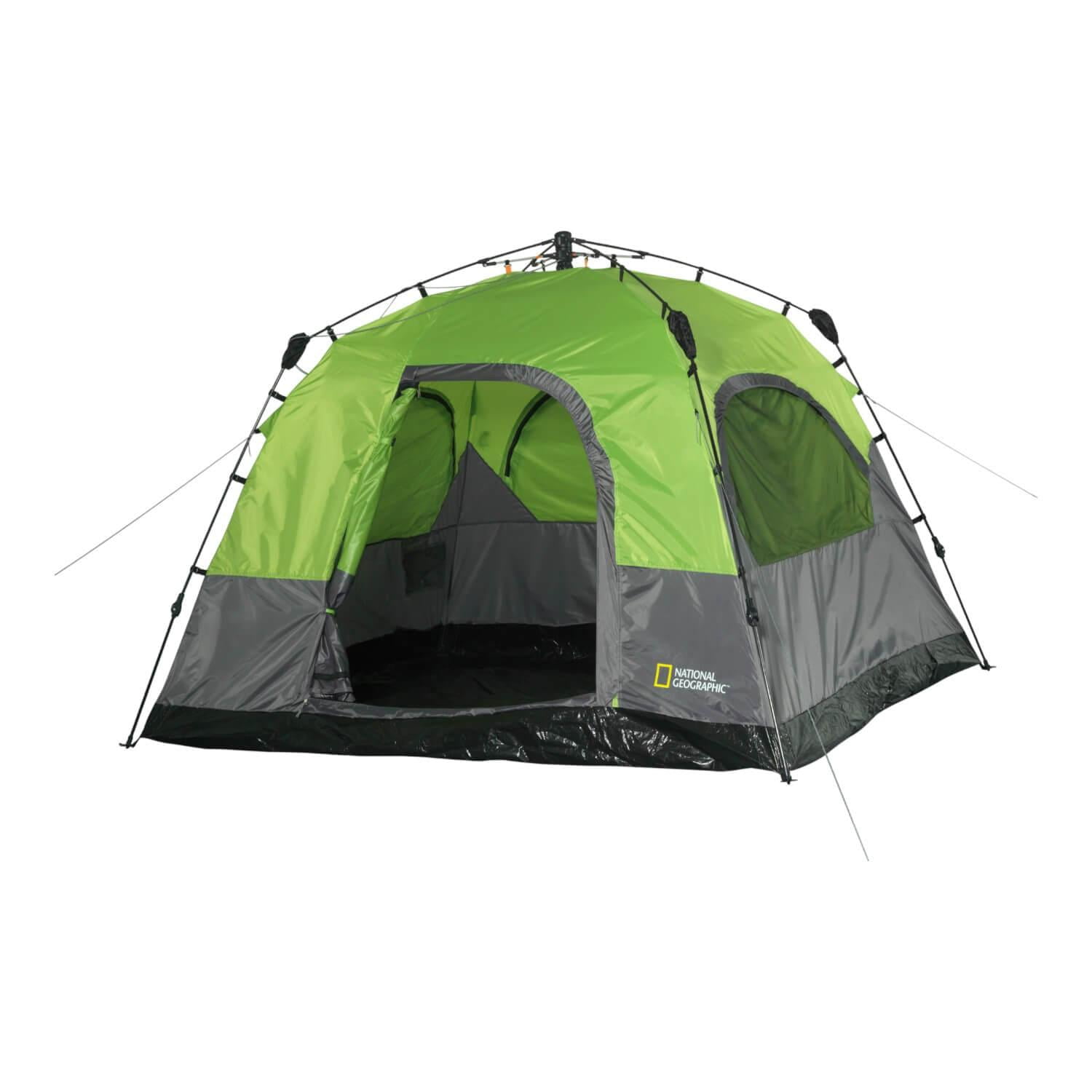 Carpa Instant 4 Personas Norway Con Cobertor National Geographic Verde Tamano Unico