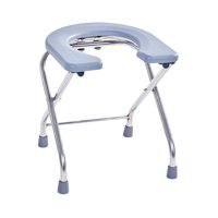 Magideal - Silla Cómoda Para Inodoro, Cómoda Junto A La Cama, Taburete Cómodo, Silla De Inodoro Resistente, Taburete, Silla De Baño Para Sitios De Construcción, Gris