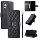 thumbnail image 4 of Funda Acolchada con Anilla y Correa para Samsung Galaxy S23 FE Slots para Tarjetas Negro, 4 of 5