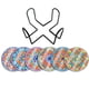 thumbnail image 1 of 6 Piezas De Posavasos De Pintura DIY De Mandala Con Soporte Para Escritorio De Adolescentes A, 1 of 2