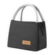 thumbnail image 5 of Bolsa De Almuerzo Aislada Bolsa Térmica Aislada Portátil Para El Trabajo Playa Escuela Negro, 5 of 5