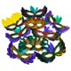 thumbnail image 1 of Máscaras de Mardi Gras Novety 4E con plumas para adultos, paquete de 12, 1 of 9
