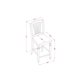 thumbnail image 3 of Banquetas de Barra East West Furniture Chelsea Altura 61 cm, 3 of 3