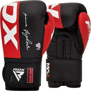 Rdx - Guantes De Boxeo - F4 Pro Black Red - Talla 14 Onz - Bgr-F4R