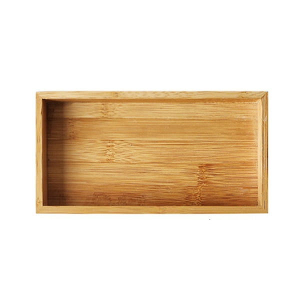 Bandeja de bambú antideslizante para baño, accesorios de baño de bambú premium, bandejas de baño