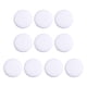 thumbnail image 3 of 10x Botones Cubiertos De Tela, Botones De Costura DIY Para Ropa, Camisas, Abrigos, Color Blanco, 3 of 5