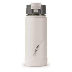 Ecovessel - Botella Inox De Viaje 473 Ml The Perk Blanco