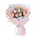 thumbnail image 3 of Ramo De Flores De Ganchillo Flores De Imitación Para El Día De San Valentín Aniversario Boda Rosa, 3 of 6