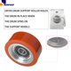 thumbnail image 5 of Rodillos para secadora SURPOUF 12 unidades de acero, compatibles con Alliance e IPSO, 5 of 6