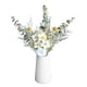 thumbnail image 3 of Ramo De Flores Secas, Ramo De Hojas De Eucalipto, Decoración De Mesa Para Fiesta En Casa, Regalo DIY, Violetas Blancas, 3 of 5