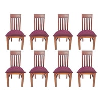 Koliat - Pack 8 Sillas Italia Caramelo Tapiz Burdeo