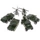 thumbnail image 2 of 6 Piezas 1:87 Juego De Juguete De Tanque De Vehículo Militar De Aleación Fundida A Presión Para Regalo De Niños, 2 of 2