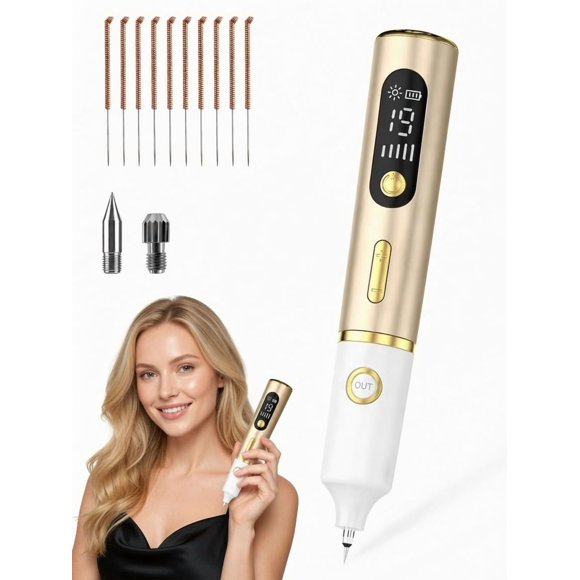 Eliminador de imperfecciones cutáneas Kivifru 19 modos con pantalla LED