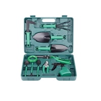 Masterprox - Kit Herramientas Jardinería Acero Rastrillo Tijera Podar