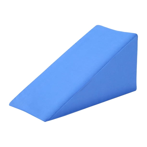 Almohada de elevación de brazos Dispositivo de atención Posicionadores corporales Anti-úlceras en Cama de espuma Almohada para el codo Almohada - azul Azul A