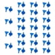 thumbnail image 2 of Juego De 50 Embudos Pequeños Para Líquidos, Para Rellenar Agua Y Loción, Color Azul., 2 of 5