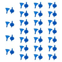 Magideal - 50 Piezas De Embudo Pequeño Conjunto De Transferencia De Líquido Embudo De Líquido Múltiple Líquido Pequeño Para Condiciones De Llenado Especias -Sham Azul