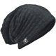 thumbnail image 1 of Gorra Slouchy Beanie VECRY de punto a ganchillo para hombre (negro a cuadros), 1 of 4