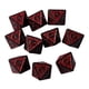 thumbnail image 3 of 10 Uds. Dados De 15mm Dados De Acrílico Para Juegos De Fiesta Juego De Dados De 8 Caras Para Fiesta KTV Rojo, 3 of 5
