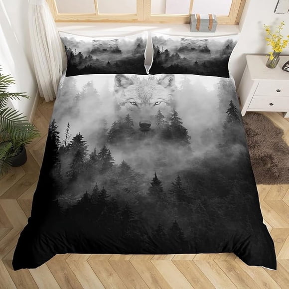 Christm-as Trees D-u-t Co-ve-r Queen Size Sa-nta Claus- and Snowman Comfort-er Cover with 2 Pillow-case for Te-ens Adults Kids S-tarry Sky Be-dding Set Snow Sc-ene Brea-thable 3 Pieces D-ecorative