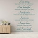 thumbnail image 2 of Decomural I Am Strong Inspirational WS-43001, 2 of 2
