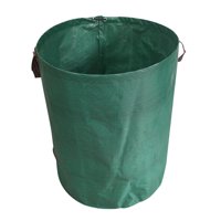 Ioensy - Bolsa Reutilizable Para Hojas De Jardín Con Asas, Bolsa Para Recortes De Hierba, Bolsa De Jardinería, Verde, 500L