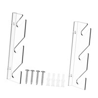 Magideal - Soporte De Exhibición Acrílico Para Monopatín, Estante De Pared Decorativo Con Soporte De Suspensión, Soporte De Almacenamiento Horizontal Para Snowbo