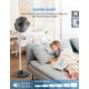 thumbnail image 2 of Ventilador de pie FARADAY oscilante de 30 cm, plegable, 12000 mAh, 2 of 3