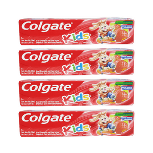 Pack 4 Pasta Dental Colgate Kids Sabor Frutilla 50G