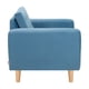 thumbnail image 5 of Sofa Bote 1c Felpa 05 Azul Petroleo, 5 of 6