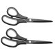 thumbnail image 1 of Tijeras CCR 20 cm Titanio Pack de 2 con Mango Ergonómico, 1 of 7