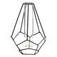 thumbnail image 5 of Arte Del Hierro Florero Marco De Metal Soporte Para Plantas Decoración Para El Hogar Estilo 2 Negro, 5 of 5