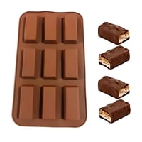 Disparo - Molde Para 9 Chocolates Barra Cereal Silicona Reposteria Cocina