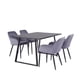 thumbnail image 5 of Juego de Comedor 4 Sillas Tapizadas Mesa Rectangular 140x96x76 Cm, 5 of 5