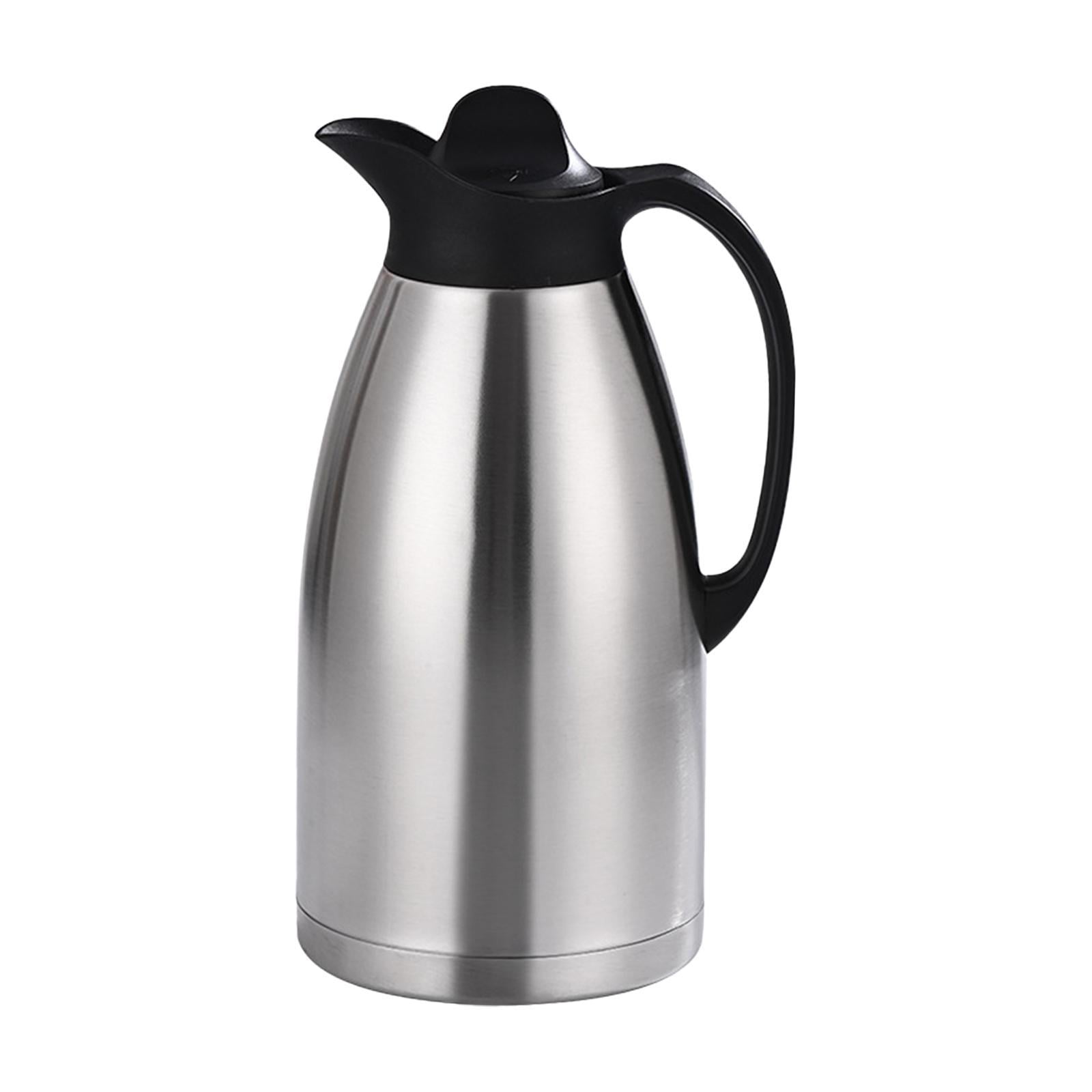 Bothyi - Jarra Térmica De Acero Inoxidable Para Café Con Tapa Para Líquidos Calientes Barbacoa Casera 3l