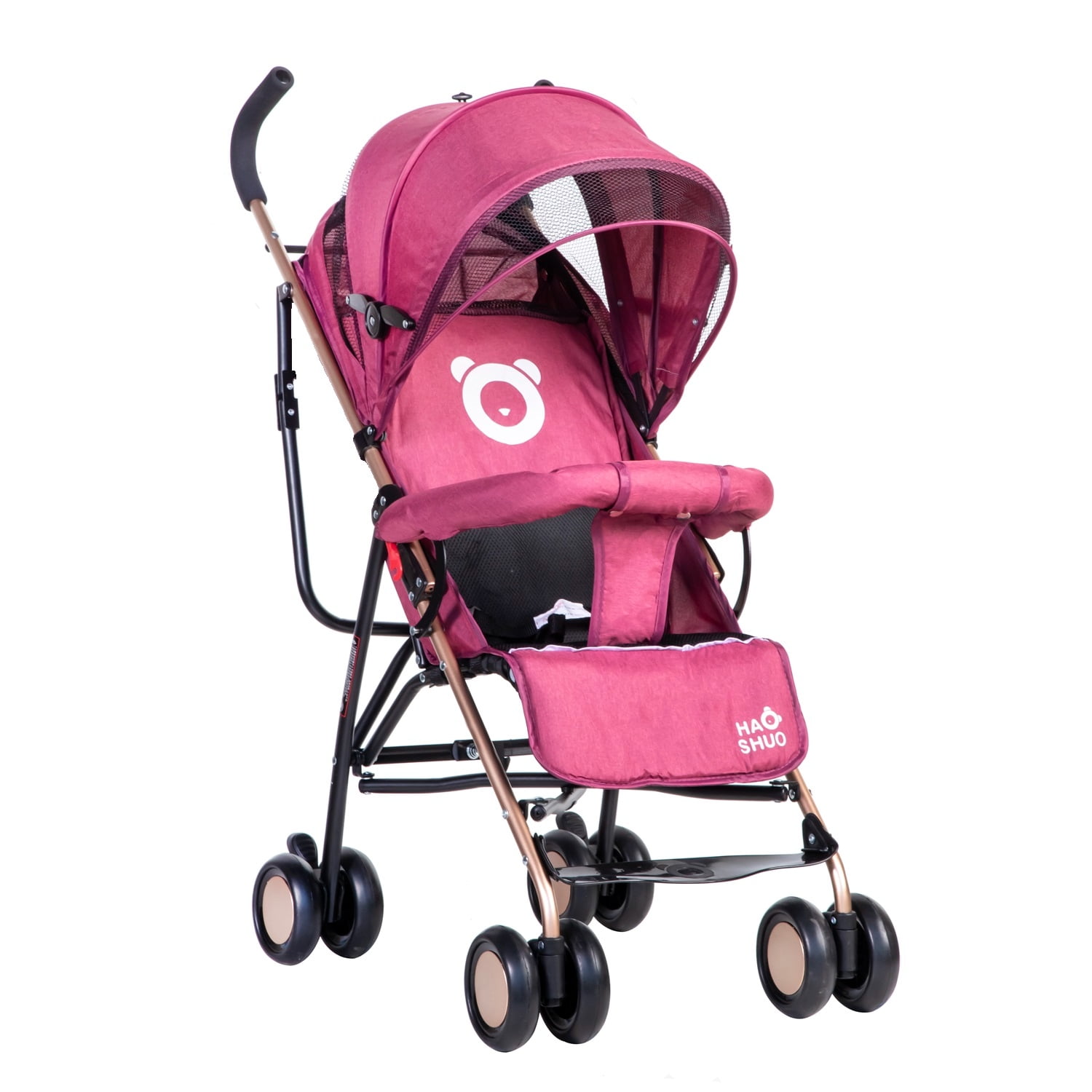 Voyage - Coche Paragua Oso Burgundy