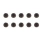 thumbnail image 5 of 5 piezas de sándalo negro natural tallado en ébano negro para pulseras que hacen 6 mm, 5 of 5
