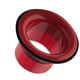 thumbnail image 4 of Drum Hole Amplificador Bajo Batería Mejora Sonido Protector Goma Reducción Ruido Instalación Fácil Función Accesorio Adecuado para Bateristas Presenta Rojo, 4 of 5