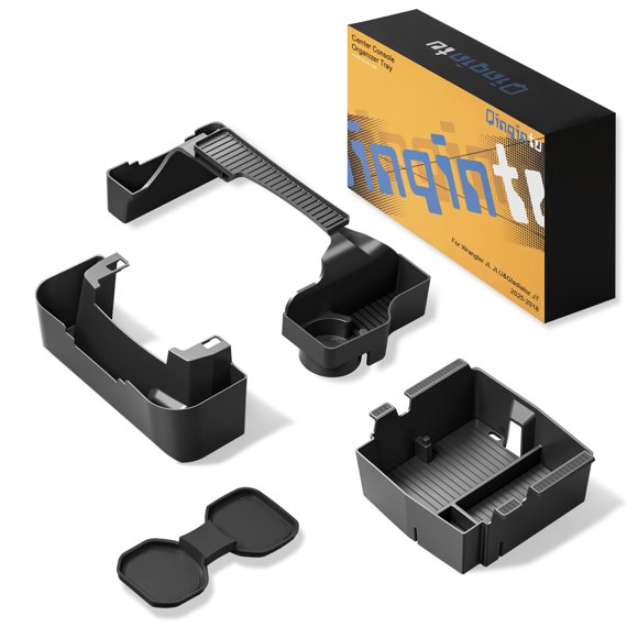 Portavasos QINQINTU para Jeep Wrangler JL/JLU/4XE/JT negro