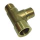 thumbnail image 5 of 1/4 '' T de 3 vías Rosca de latón Conector de tubo de agua Adaptador Adaptador Piezas A, 5 of 5
