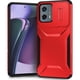 thumbnail image 3 of Funda Resistente para Motorola Moto G 4G 2023 con Tapa Deslizante y Protección Militar Rojo, 3 of 6