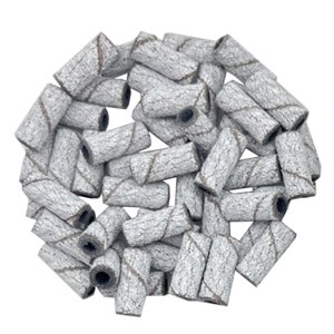 Ioensy - 50X Mini Bandas De Lijado De Uñas Accesorios De Manicura Herramienta Para Máquina De Archivo De 3,1Mm Blanco 240
