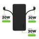 thumbnail image 5 of Batería externa 10.000 mAh con USB-C Lightning 30W Negra, 5 of 11